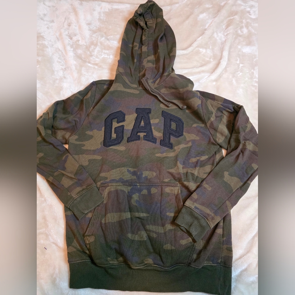 GAP Green Camouflage Hoodie